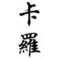 Carlo Chinese Calligraphy Name Painting