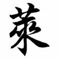 Lay Family Name Chinese Calligraphy Painting