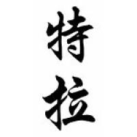Terra Chinese Calligraphy Name Scroll