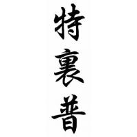 Tripp Family Name Chinese Calligraphy Painting